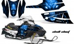 Arctic Cat Firecat CreatorX Graphics Kit Skull Chief Blue Black 150x90 - Arctic Cat Firecat Sabercat F5 F6 F7 2003-2006 Graphics