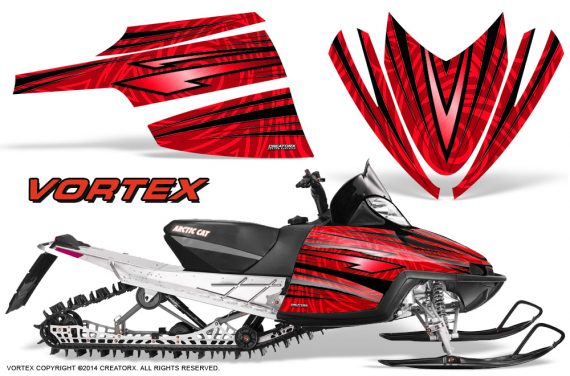 Arctic Cat M Series CrossFire Graphics Kit Vortex Black Red 570x376 - Arctic Cat M Series Crossfire Graphics