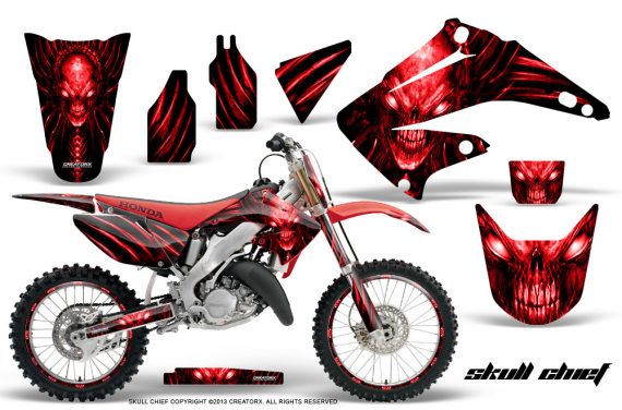1992 1993 1994 CR 125 250 Graphics CR125R CR250R deco kit #3333 Red 