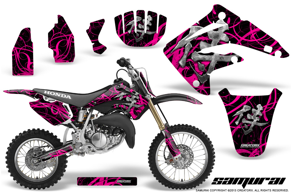 thumbnail image 2 of CR85 2003-2012 '21 Style Red Graphic Kit – Made In USA, Free Shipping 2 of 6