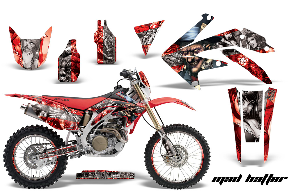 MX Graphics Stickers Kit Decals For Honda CRF450X CRF 450X 4 Strokes 2005-2014 