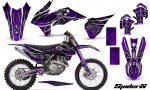 KTM C9 SX F450 2013 CreatorX Graphics Kit SpiderX Purple NP Rims 150x90 - KTM C9 SX SX-F XC XC-F 13-14 - EXC 14-15 - XC-W 14-16 - SX XCF-W EXC EXC-F 2016 Graphics