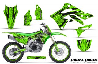Kawasaki-KX450F-2012-2015-CreatorX-Graphics-Kit-Tribal-Bolts-Green-NP-Rims