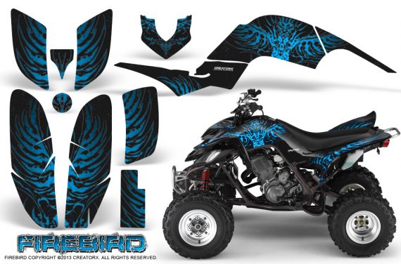 Yamaha Raptor 660 CreatorX Graphics Kit Firebird BlueIce Black 570x376 - Yamaha Raptor 660 Graphics