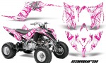 Yamaha Raptor YFM700R 2013 CreatorX Graphics Kit Samurai Pink White 150x90 - Yamaha Raptor 700 2013-2018 Graphics