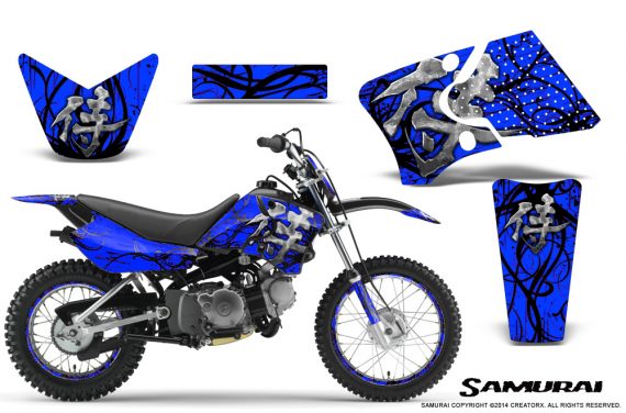 2000-2008 TTR 90 Compatible with Yamaha Senge Graphics Zany Blue Base kit