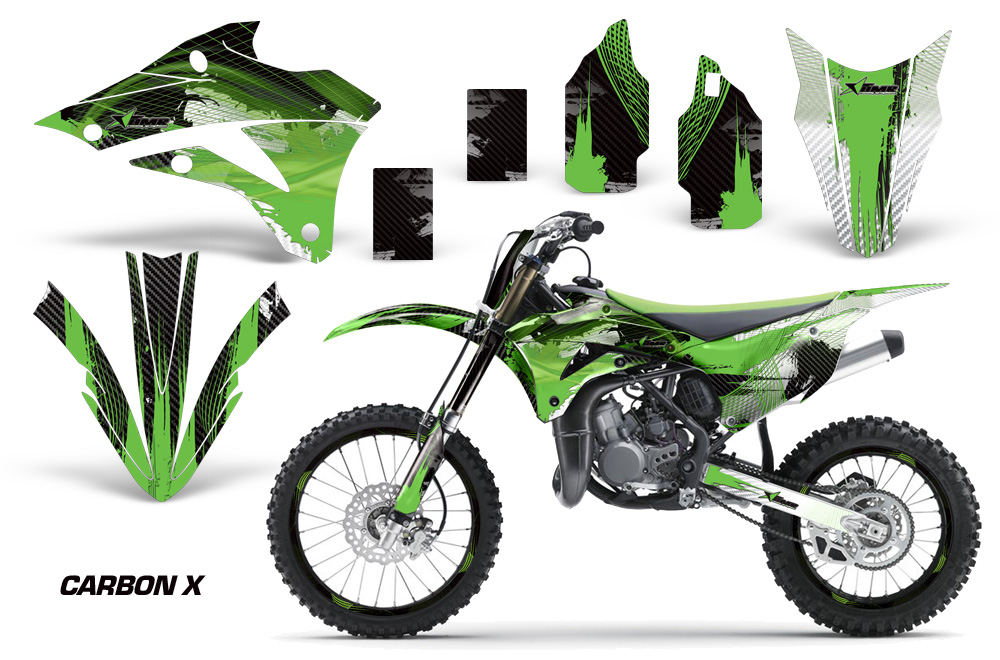 Team Racing Graphics kit compatible with Kawasaki 2014-2020 KX 85/100 EVOLV