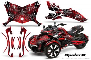Can-Am-Spyder-F3-CreatorX-Graphics-Kit-SpiderX-Red