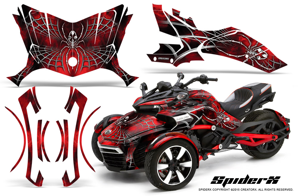 Can-Am Spyder F3 Graphics  CREATORX Graphics - The Best Graphic
