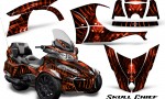 Can Am Spyder RT S 2014 2016 Full Trim Skull Chief Red 150x90 - Can-Am Spyder RTS 2014-2019 Graphics with Trim Kit