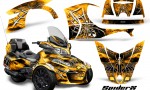 Can Am Spyder RT S 2014 2016 Full Trim SpiderX Yellow 1 150x90 - Can-Am Spyder RTS 2014-2019 Graphics with Trim Kit