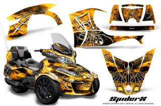 Can Am Spyder RT S 2014 2016 Full Trim SpiderX Yellow 1 320x211 - Can-Am Spyder RTS 2014-2019 Graphics with Trim Kit