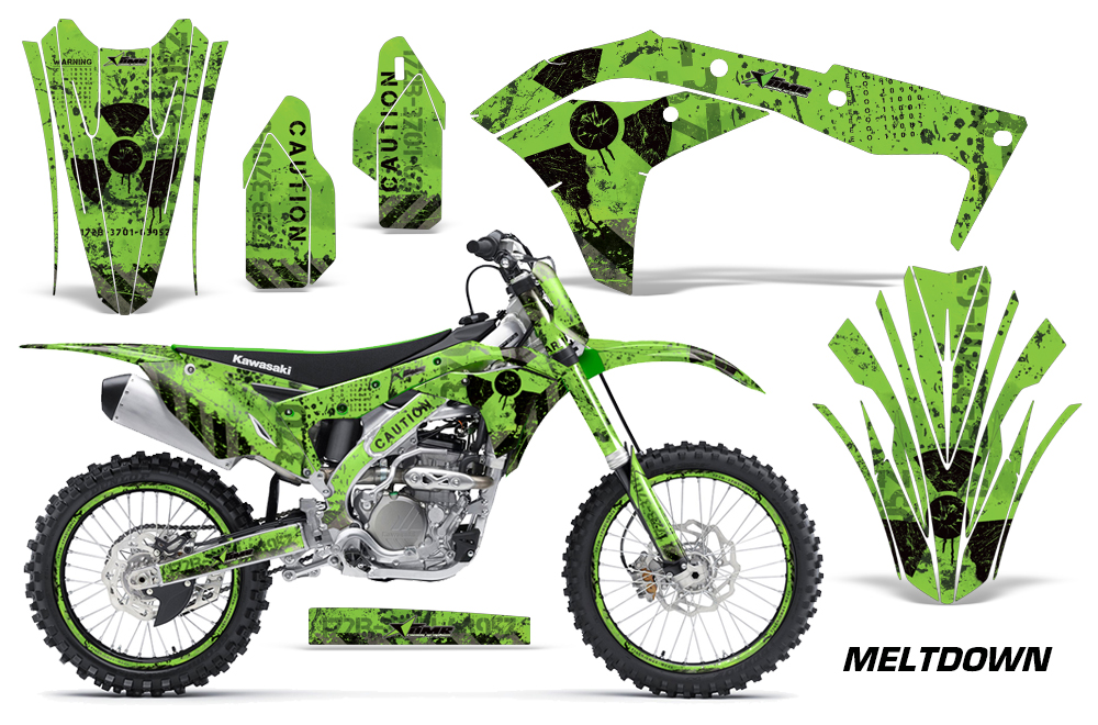 Kawasaki KX 250F/450F Swingarm Decal Graphics – Renthal Braking FX Style 2006-2018