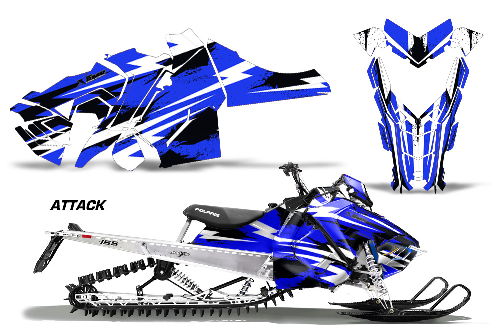 2015 2016 2017 POLARIS AXYS GRAPHICS KIT DECO SLED WRAP RMK DECALS STICKERS 