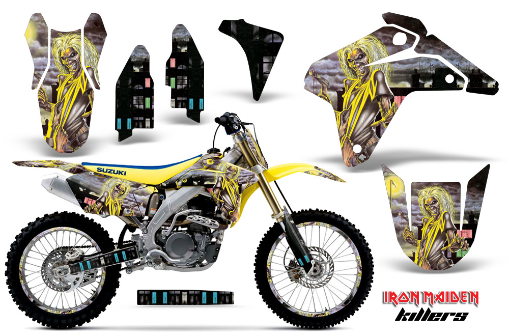 SCATTER Team Racing Graphics kit compatible with Suzuki 2005-2006 RMZ 450 